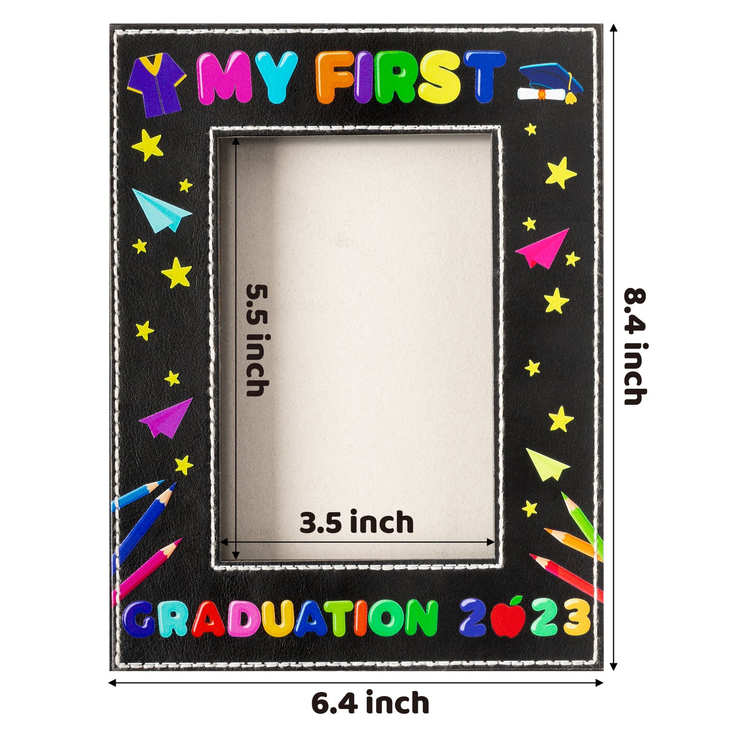 COcnny Kindergarten Graduation Picture Frame 2024, Preschool My First Graduation Decorations, Congratulations Kindergarten Grad Gifts Photo Frame Decor, Graduation Party Supplies for Kids (6” x 4”)