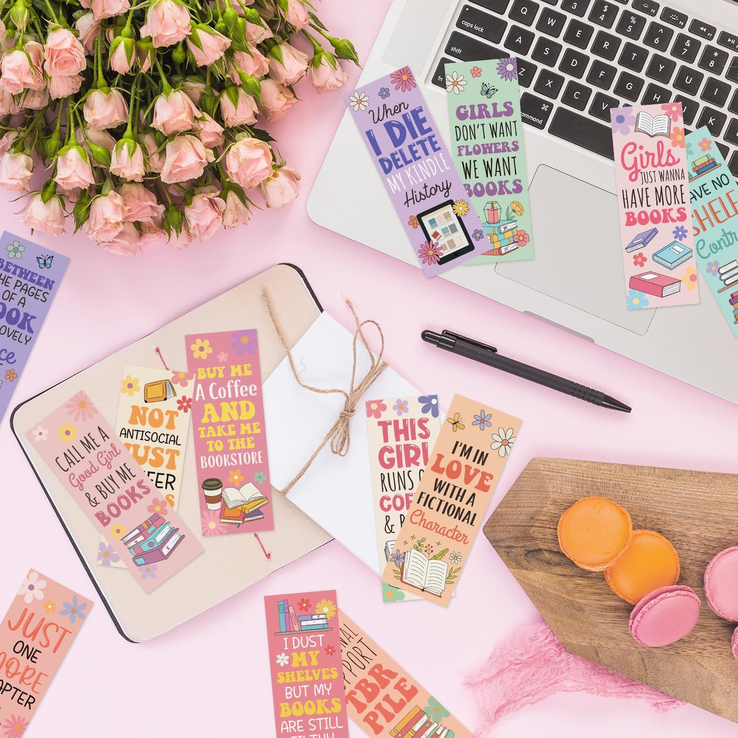 COcnny Book Lover Bookmarks for Women- 150pcs Reading Tracker Log Book Review for Reading Lovers, Timer Bookmark Bulk, Funny Bookish Items Study Records Tracker for Teacher Student Classroom Library